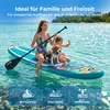 SUP-Board 320x84x15 cm, Bis zu 160 kg, extra breites iSUP, Produktbild-Vorschau 11