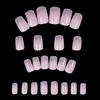 GKA Künstliche Fingernägel rosa Farbverlauf silber  24p G22 Produktbild-Vorschau 2