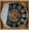 Wanduhr Kunststoff Mondex Ramsey 40x40x7 cm Schwarz/Messing Produktbild-Vorschau 3