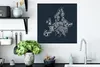MuchoWow® Poster Karte - Europa - Kreidetafel 50x50 cm - Produktbild-Vorschau 3