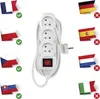 Prodlužovací kabel 7 m / 3 zásuvky / s vypínačem / bílý / PVC / 1,5 mm2 Náhled obrázku produktu