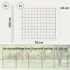 Teichzaun Gartenzaun Hundezaun - Metall Gitterzaun aus Produktbild-Vorschau 2