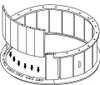 Katzenlaufrad aus Multiplex-Holz · Bausatz Weiß · L · 110 x Produktbild-Vorschau 11