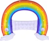 Nadmuchiwany leżak wodny "Rainbow" 107x95x23 cm - Kolorowy Podgląd zdjęcia produktu 1