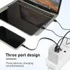 80W GaN Schnellladegerät Kompatibel,3-Port USB C Netzteil Produktbild-Vorschau 2
