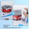 A comparison of a vacuum-sealed bag before and after the use of a vacuum pump. Náhľad obrázku produktu