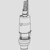 Sanit Ablaufarmatur inklusive Nieder/ Füllventilhalter, Produktbild-Vorschau 2