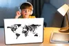 MuchoWow® Laptop Aufkleber Sticker Cover Weltkarte - Gold - Produktbild-Vorschau 3