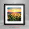 Gerahmtes Poster - Schwarzer Rahmen - Berge Natur - 30x30 Produktbild-Vorschau 5