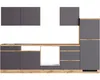 Held Möbel Küchenzeile ohne Geräte PISA 300 cm grau matt Produktbild-Vorschau 3