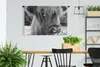 MuchoWow® Wandteppich Wandbehang Nahaufnahme Scottish Produktbild-Vorschau 2