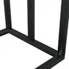 vidaXL Handtuchständer Schwarz 48x24x79 cm Eisen Produktbild-Vorschau 6
