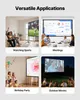 A collage of four images showing different applications of a projector screen: watching sports, business meetings, birthday parties, and outdoor movies. Anteprima dell’immagine prodotto