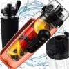 Trizand 25815 Wasserflasche mit Fruchteinsatz, 1000 ml, Produktbild-Vorschau 2
