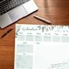 A3 Schreibtischunterlage Papier Eukalyptus – Wochenplaner & Produktbild-Vorschau 3