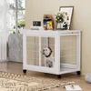 Hundebox im Möbelstil, 80*56*69.5cm Holzkennel-Tisch mit Produktbild-Vorschau 3