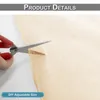 A close-up shot of a beige fabric being cut with red-handled scissors, with a text overlay indicating 'DIY Adjustable Size'. Produktbild-Vorschau