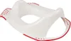 A white and red child's toilet seat insert. Produktbild-Vorschau