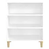 vidaXL Príborník biely 57x35x70 cm Materiál dreva Náhľad obrázku produktu 4