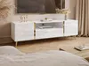 RTV 2-türiger Schrank mit 1 Schublade und 1 Nische - Weiß Produktbild-Vorschau 2