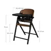A high chair with dimensions indicated by lines and text. Voir les images du produit
