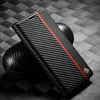 Hülle für Xiaomi Redmi Note 12 4G Kohlefaser Leder Produktbild-Vorschau 2