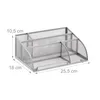 Relaxdays Schreibtischorganizer 5 Ablagen, kleiner Produktbild-Vorschau 3