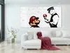 Wandbild Mega XXXL Banksy Mario Bros 250x125 cm Einteiliger Produktbild-Vorschau 3