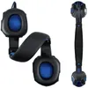 A gaming headset is shown in two pieces against a white background. Voir les images du produit