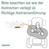 Keilriemen Mähwerk passend Husqvarna TC138 960510124| Produktbild-Vorschau 5