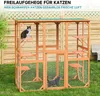 Wiltec Freilaufgehege Katzen 168 x 82 x 166,5 cm mit 6 Produktbild-Vorschau 2