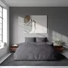 3-tlg Premium Damast Bettwäsche 200x200 + 80x80 cm mit YKK Produktbild-Vorschau 3