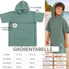 Frottee Badeponcho Kinder Mädchen Jungen 100% Baumwolle Produktbild-Vorschau 5
