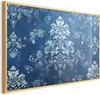 Posterpapier Poster - Retro Ornament in Worn Blues 30x21 cm Produktbild-Vorschau 1