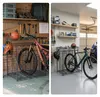 Relaxdays Supporto per biciclette da terra, 3 biciclette, Anteprima dell’immagine prodotto 2