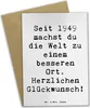 Mr. & Mrs. Panda Glückwunschkarte Spruch 1949 Geburtstag - Produktbild-Vorschau 1