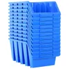 A stack of blue plastic storage bins. Anteprima dell’immagine prodotto