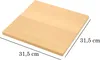 SET di TAGLIERE IN LEGNO quadrati grandi 31,5 x 31,5 (3 Anteprima dell’immagine prodotto 4