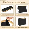Leichter Aufbau in 4 Schritten: Korb entfalten, Klett fixieren, Deckel aufsetzen. Produktbild-Vorschau