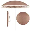 Sonnenschirm 200 cm, Gartenschirm boho mit Fransen, Produktbild-Vorschau 1