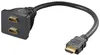 Goobay 68784, 0,1 m, HDMI Typ A (Standard), 2 x HDMI Type A Produktbild-Vorschau 2