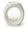 Lampe d'aromathérapie en céramique blanc crème Voir les images du produit 3