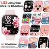 Smartwatch Damen Herren, 1.83" HD Fitnessuhr mit Produktbild-Vorschau 6