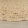 TT Home Wohnzimmer Teppich Jute Rund Modern Boho Ethno Produktbild-Vorschau 2