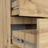 Kommode AKORD JERRY Eiche Artisan 80 cm Tür 3 Schubladen 2 Produktbild-Vorschau 4