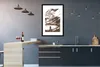 MuchoWow® MuchoWow® Gerahmtes Poster Berg - Meer - Himmel Produktbild-Vorschau 5