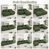 Modulares rahmenloses Ecksofa aus Cordstoff, ohne Montage, Produktbild-Vorschau 12