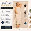 Komfortec 2er Saunatuch Set 80x200 cm aus 100% Baumwolle, Produktbild-Vorschau 4