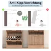INONEFT Schuhschrank mit Schuhkipper, Rattan Schuhkommode, Produktbild-Vorschau 7
