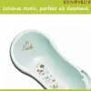Ergonomische Premium Babybadewanne Funny Farm aquamarin 100 Produktbild-Vorschau 2